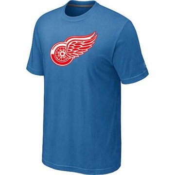 Men's Detroit Red Wings Big & Tall Logo T-Shirt - - Light Blue