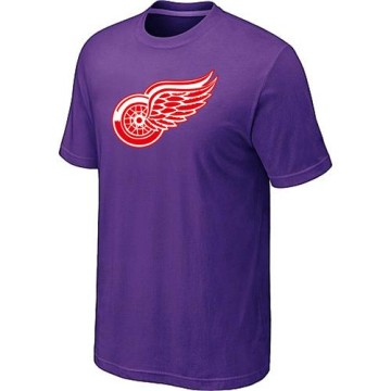 Men's Detroit Red Wings Big & Tall Logo T-Shirt - - Purple