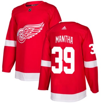 Authentic Adidas Men's Anthony Mantha Detroit Red Wings Jersey - Red