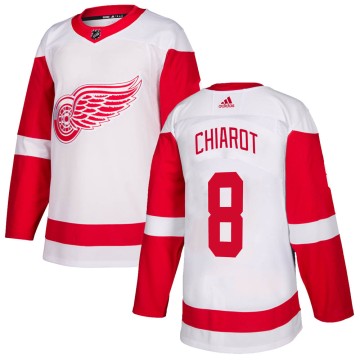 Authentic Adidas Men's Ben Chiarot Detroit Red Wings Jersey - White