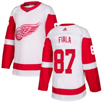 Authentic Adidas Men's Evan Fiala Detroit Red Wings Jersey - White