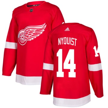 Authentic Adidas Men's Gustav Nyquist Detroit Red Wings Jersey - Red