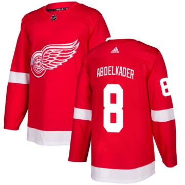 Authentic Adidas Men's Justin Abdelkader Detroit Red Wings Jersey - Red