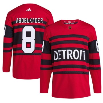 Authentic Adidas Men's Justin Abdelkader Detroit Red Wings Reverse Retro 2.0 Jersey - Red