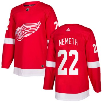 Authentic Adidas Men's Patrik Nemeth Detroit Red Wings Home Jersey - Red