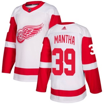 Authentic Adidas Women's Anthony Mantha Detroit Red Wings Away Jersey - White