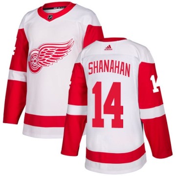Authentic Adidas Women's Brendan Shanahan Detroit Red Wings Away Jersey - White