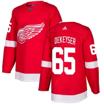 Authentic Adidas Youth Danny DeKeyser Detroit Red Wings Home Jersey - Red