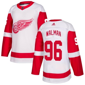 Authentic Adidas Youth Jake Walman Detroit Red Wings Jersey - White