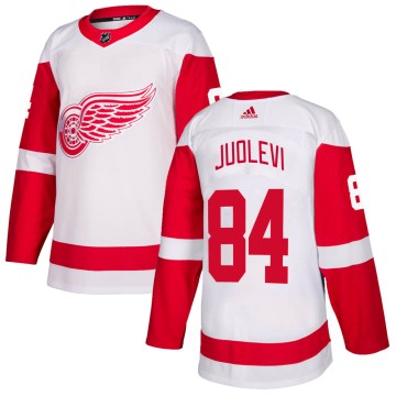 Authentic Adidas Youth Olli Juolevi Detroit Red Wings Jersey - White