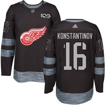 Authentic Youth Vladimir Konstantinov Detroit Red Wings 1917-2017 100th Anniversary Jersey - Black