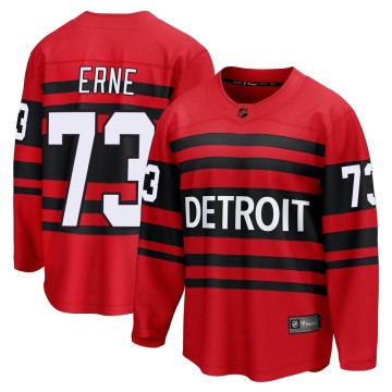Breakaway Fanatics Branded Men's Adam Erne Detroit Red Wings Special Edition 2.0 Jersey - Red