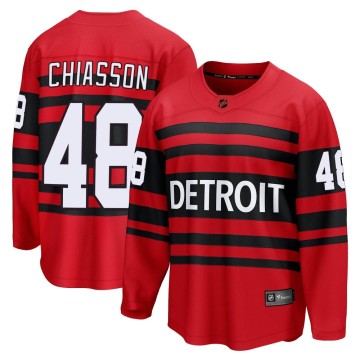 Breakaway Fanatics Branded Men's Alex Chiasson Detroit Red Wings Special Edition 2.0 Jersey - Red