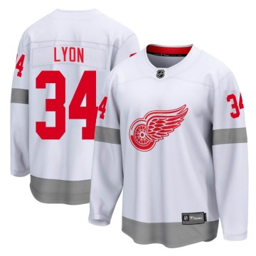 Breakaway Fanatics Branded Men's Alex Lyon Detroit Red Wings 2020/21 Special Edition Jersey - White