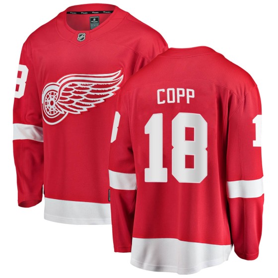 Breakaway Fanatics Branded Men's Andrew Copp Detroit Red Wings Home Jersey - Red