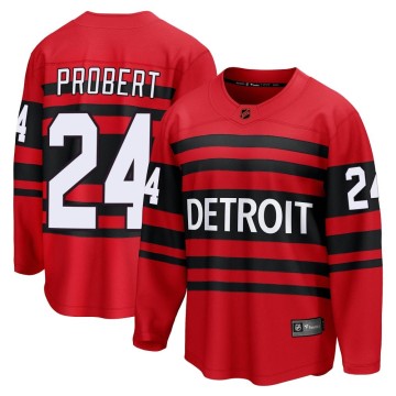 Breakaway Fanatics Branded Men's Bob Probert Detroit Red Wings Special Edition 2.0 Jersey - Red