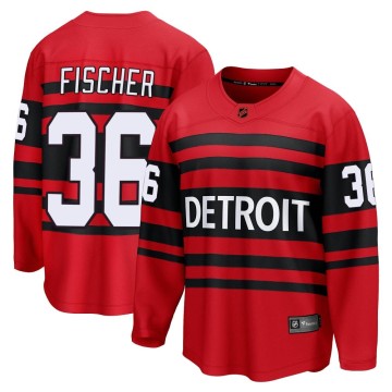 Breakaway Fanatics Branded Men's Christian Fischer Detroit Red Wings Special Edition 2.0 Jersey - Red