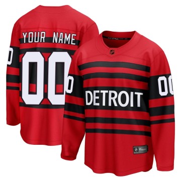 Breakaway Fanatics Branded Men's Custom Detroit Red Wings Custom Special Edition 2.0 Jersey - Red
