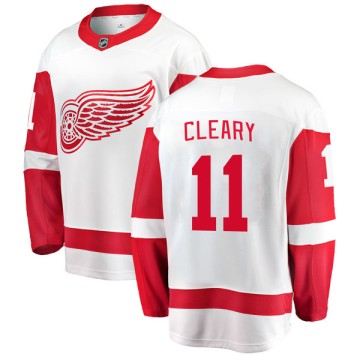 Breakaway Fanatics Branded Men's Daniel Cleary Detroit Red Wings Away Jersey - White