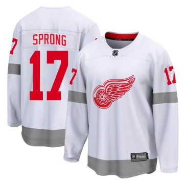 Breakaway Fanatics Branded Men's Daniel Sprong Detroit Red Wings 2020/21 Special Edition Jersey - White