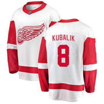 Breakaway Fanatics Branded Men's Dominik Kubalik Detroit Red Wings Away Jersey - White