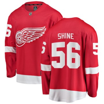 Breakaway Fanatics Branded Men's Dominik Shine Detroit Red Wings Home Jersey - Red