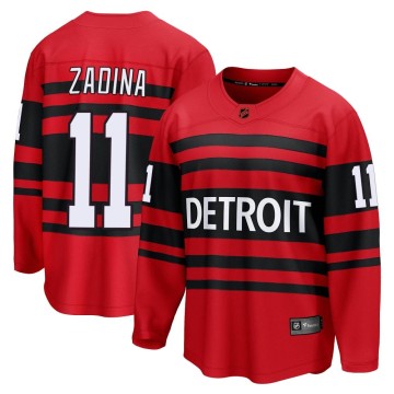 Breakaway Fanatics Branded Men's Filip Zadina Detroit Red Wings Special Edition 2.0 Jersey - Red