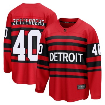 Breakaway Fanatics Branded Men's Henrik Zetterberg Detroit Red Wings Special Edition 2.0 Jersey - Red