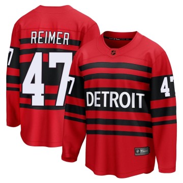 Breakaway Fanatics Branded Men's James Reimer Detroit Red Wings Special Edition 2.0 Jersey - Red