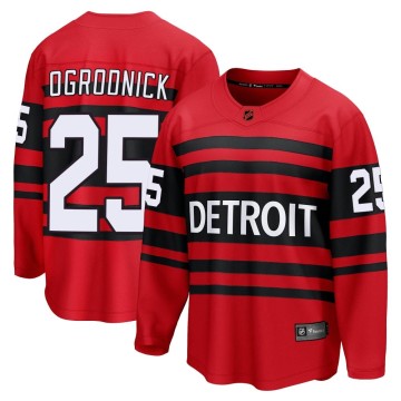 Breakaway Fanatics Branded Men's John Ogrodnick Detroit Red Wings Special Edition 2.0 Jersey - Red