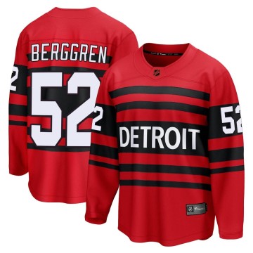 Breakaway Fanatics Branded Men's Jonatan Berggren Detroit Red Wings Special Edition 2.0 Jersey - Red