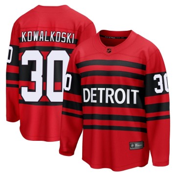 Breakaway Fanatics Branded Men's Justin Kowalkoski Detroit Red Wings Special Edition 2.0 Jersey - Red