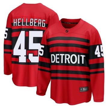 Breakaway Fanatics Branded Men's Magnus Hellberg Detroit Red Wings Special Edition 2.0 Jersey - Red