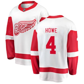 Breakaway Fanatics Branded Men's Mark Howe Detroit Red Wings Away Jersey - White