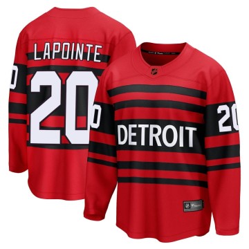 Breakaway Fanatics Branded Men's Martin Lapointe Detroit Red Wings Special Edition 2.0 Jersey - Red