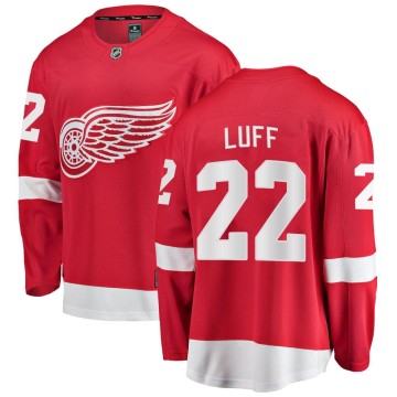 Breakaway Fanatics Branded Men's Matt Luff Detroit Red Wings Home Jersey - Red