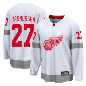 Breakaway Fanatics Branded Men's Michael Rasmussen Detroit Red Wings 2020/21 Special Edition Jersey - White