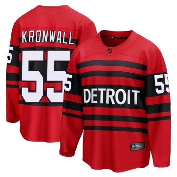 Breakaway Fanatics Branded Men's Niklas Kronwall Detroit Red Wings Special Edition 2.0 Jersey - Red