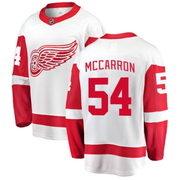 Breakaway Fanatics Branded Men's Patrick McCarron Detroit Red Wings Away Jersey - White