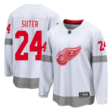 Breakaway Fanatics Branded Men's Pius Suter Detroit Red Wings 2020/21 Special Edition Jersey - White