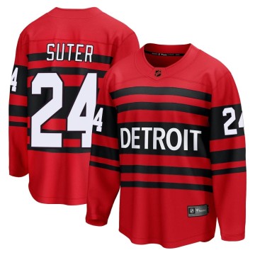 Breakaway Fanatics Branded Men's Pius Suter Detroit Red Wings Special Edition 2.0 Jersey - Red