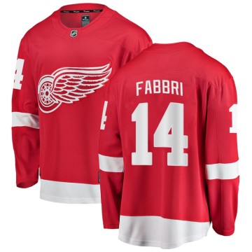 Breakaway Fanatics Branded Men's Robby Fabbri Detroit Red Wings Home Jersey - Red