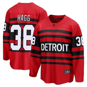 Breakaway Fanatics Branded Men's Robert Hagg Detroit Red Wings Special Edition 2.0 Jersey - Red