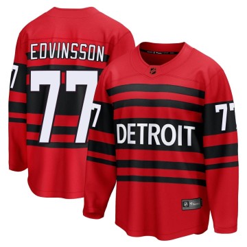 Breakaway Fanatics Branded Men's Simon Edvinsson Detroit Red Wings Special Edition 2.0 Jersey - Red