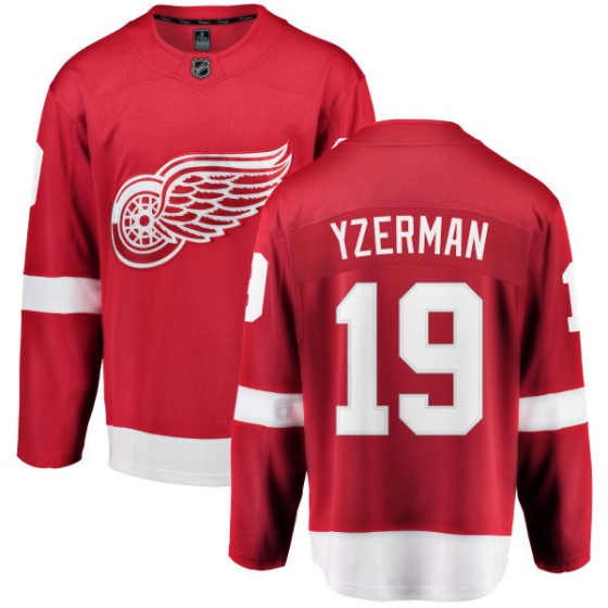 Breakaway Fanatics Branded Men's Steve Yzerman Detroit Red Wings Home Jersey - Red