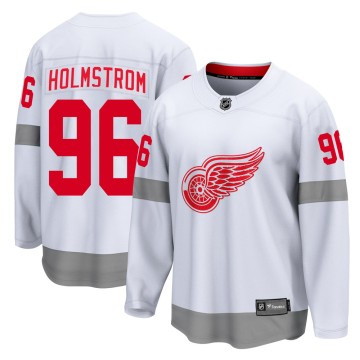Breakaway Fanatics Branded Men's Tomas Holmstrom Detroit Red Wings 2020/21 Special Edition Jersey - White