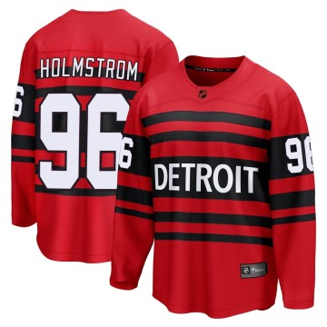 Breakaway Fanatics Branded Men's Tomas Holmstrom Detroit Red Wings Special Edition 2.0 Jersey - Red