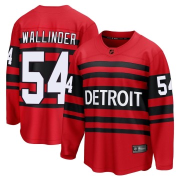 Breakaway Fanatics Branded Men's William Wallinder Detroit Red Wings Special Edition 2.0 Jersey - Red