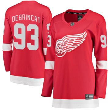 Breakaway Fanatics Branded Women's Alex DeBrincat Detroit Red Wings Home Jersey - Red