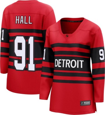 Breakaway Fanatics Branded Women's Curtis Hall Detroit Red Wings Special Edition 2.0 Jersey - Red